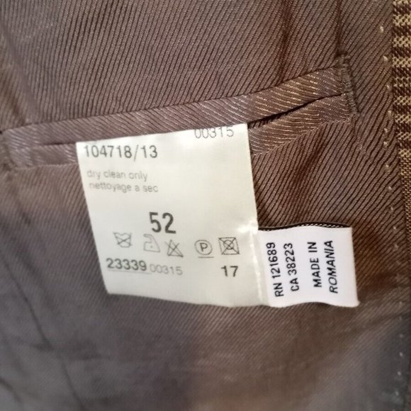 DRYKORN - checkered cotton coat Sz 52 - Picture 9 of 11